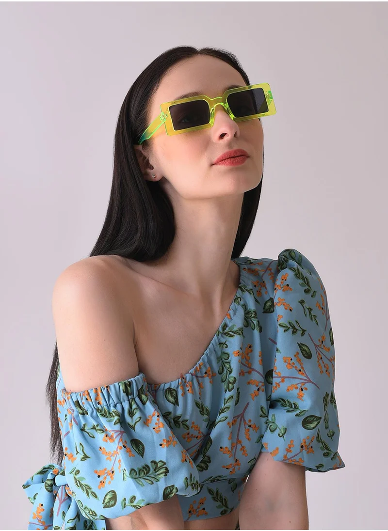 Haute Sauce Black Lens Green Sports Sunglasses