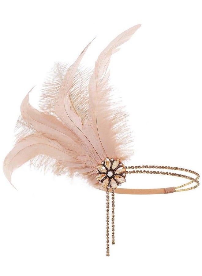 1920S Headpiece Flapper Headband Rhinestone Pearl Feather Hair Band Great Gatsby Headpiece Accessoreis For Women - pzsku/Z5D14D6A03E2B69CD97C5Z/45/_/1735566931/3586e13a-3a0a-4de7-9ff6-22c2a830ec68