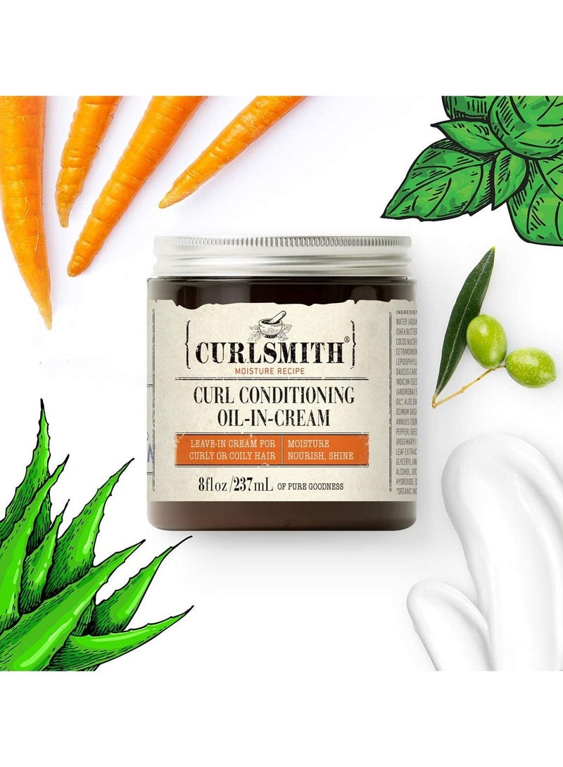 Curlsmith - Curl Conditioning Oil in Cream - Vegan Leave in Conditioner for Curly and Coily Hair (8oz) - Image 4