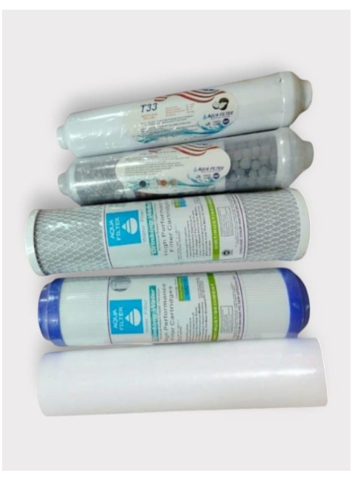 Aqua A set of candles for a 5 stage filter