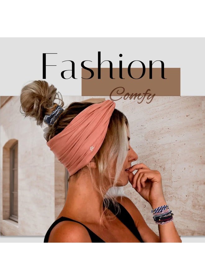 TENGYES Hair Ties for Women Girls, 20 Pcs Boho Dual-Use Bracelets and Hair Tie for Thick Hair/Pony Tails, No Damage No Crease Elastics Hair Rubber Bands Ponytail Holders (Trendy)  - Image 5