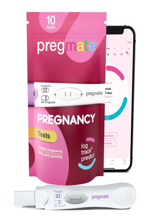 Pregmate Pregnancy Midstream Test (10 Count) - Image 5