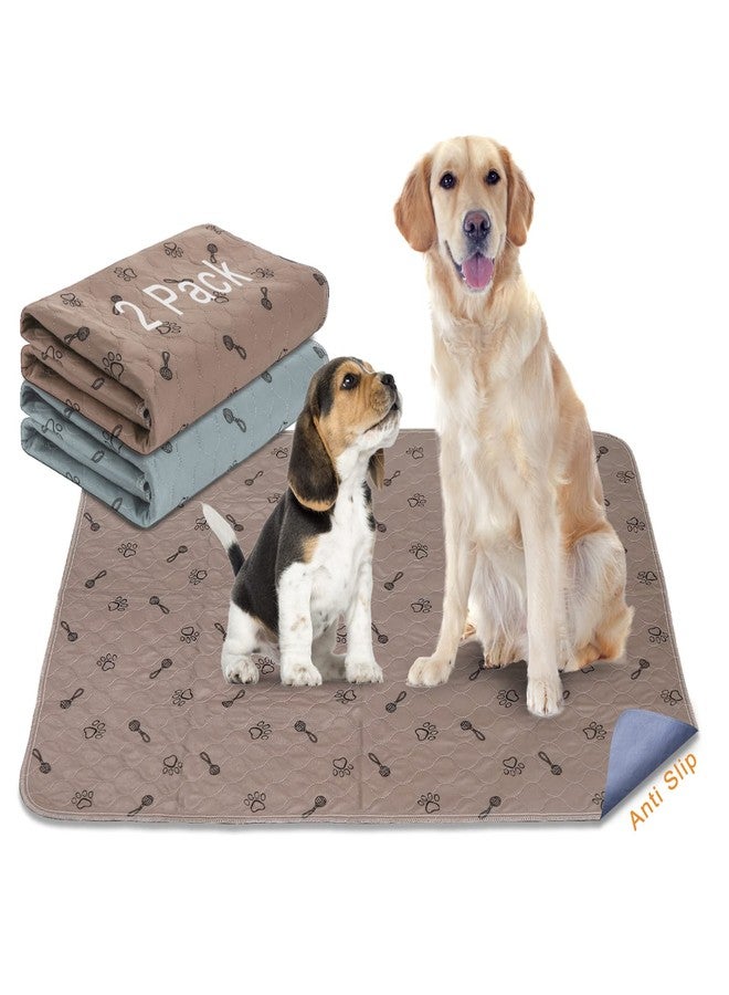 Peepeego 2Pack 36"x36" Pee Pads Washable Waterproof Rugs for Dog Training - Image 1