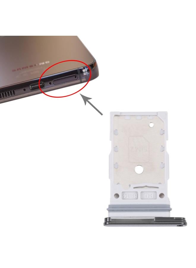 إيروريكس لجهاز Samsung Galaxy S23 / S23+ SM-S961B/S911B، درج بطاقة SIM الأصلي + درج بطاقة SIM (أسود) - Image 4