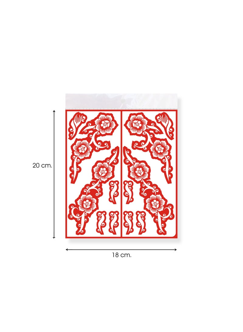 MAJARAT HENNA DESIGN STICKER FOR ADULTS /  MEDIUM- MJ 219 - Image 3