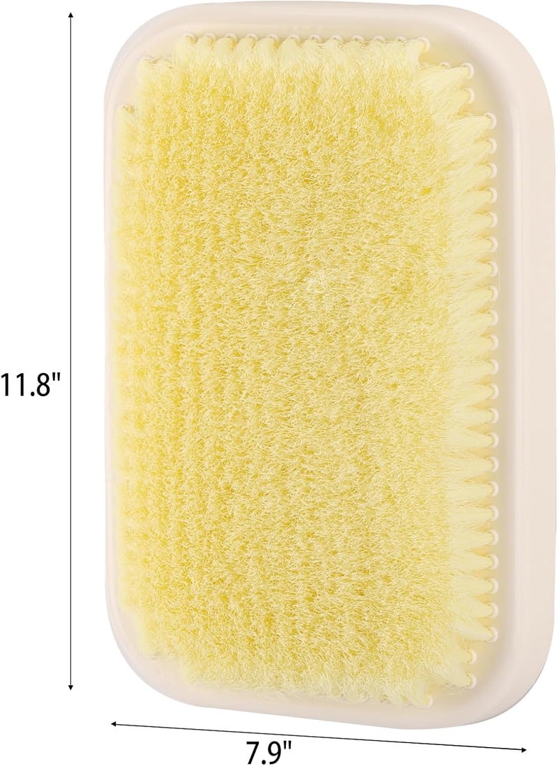 Tecbeauty Wall Mounted Back Scrubber for Shower Large Exfoliating Bath Wash Pad HandsFree Bathing Scrub Brush for Men Women - Image 2