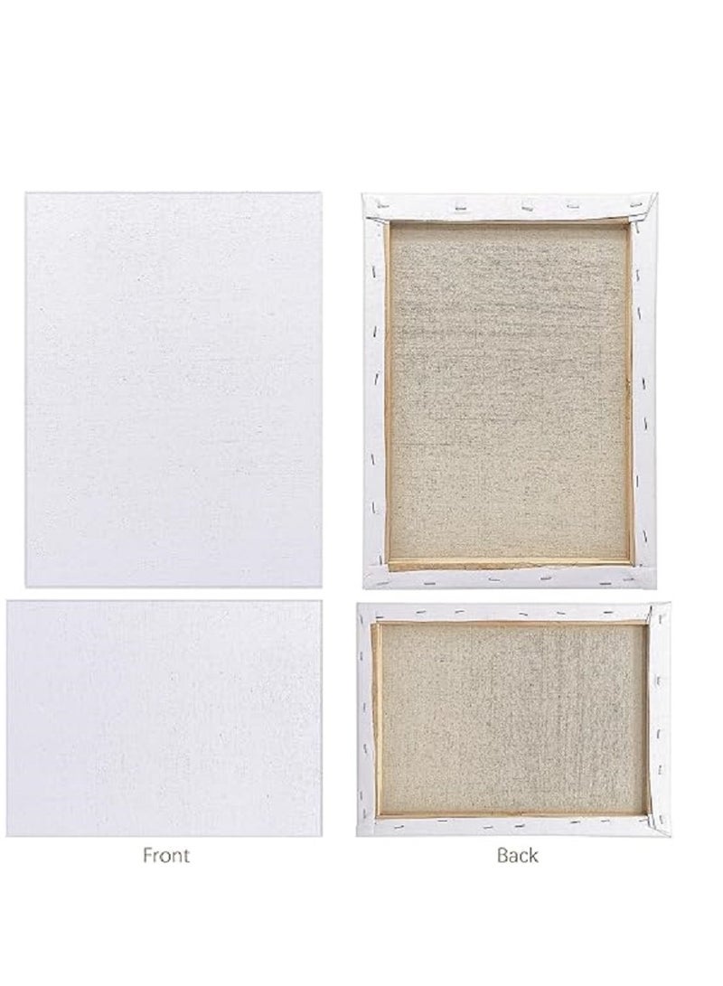 Stretched Canvas Frames - 30 x 40 cm and 20 x 30 cm - Pure White Surface for Drawing and Painting Enter the world of art with confidence with our stretched blank canvas frames, designed for hobbyists, students, and even children. Available in two handy sizes to support the needs of various - Image 2