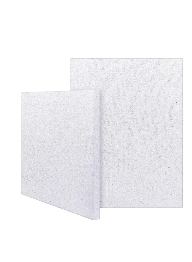 Stretched Canvas Frames - 30 x 40 cm and 20 x 30 cm - Pure White Surface for Drawing and Painting Enter the world of art with confidence with our stretched blank canvas frames, designed for hobbyists, students, and even children. Available in two handy sizes to support the needs of various - Image 1