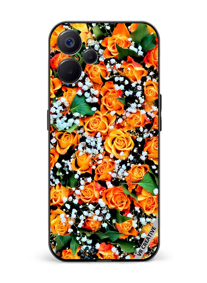 VR CREATIVE Protective Case Cover For Realme 10 5G Real Flower Design Multicolour - Image 1
