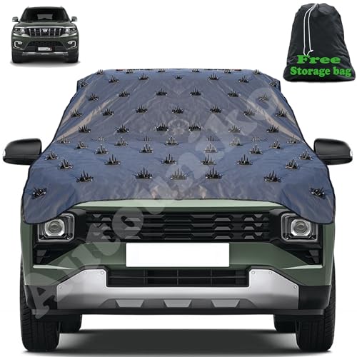 Autouniko Complete Protection Spike Car Cover for Universal Size Protection from Street Dogs,Monkeys & Pets, Also Compatible with All Hatchback,Sedan,SUVs 16.5 Feet - Image 1