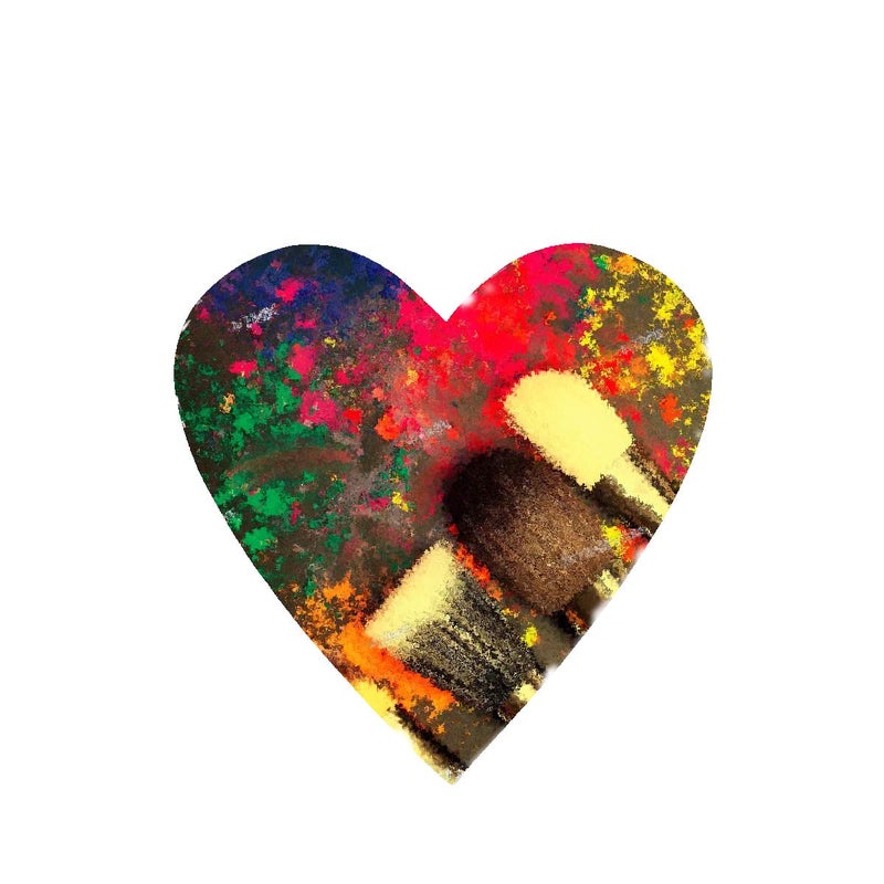 Transon 12inch Artist Heart Canvas Primed Stretched Canvas Ready for Painting Pack of 2 - Image 5