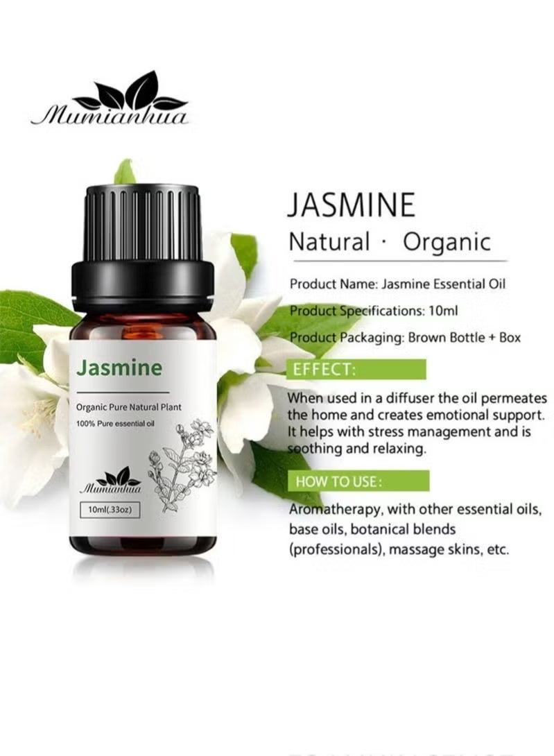 8 قطع مجموعة الزيوت الأساسية المركزية عطرية، مجموعة زيوت عطرية مركزة لعلاج العطور المنزلية والمكاتب والسيارات والمراحيض، عبوة زيوت عطرية، صبّار عطري. - Image 5