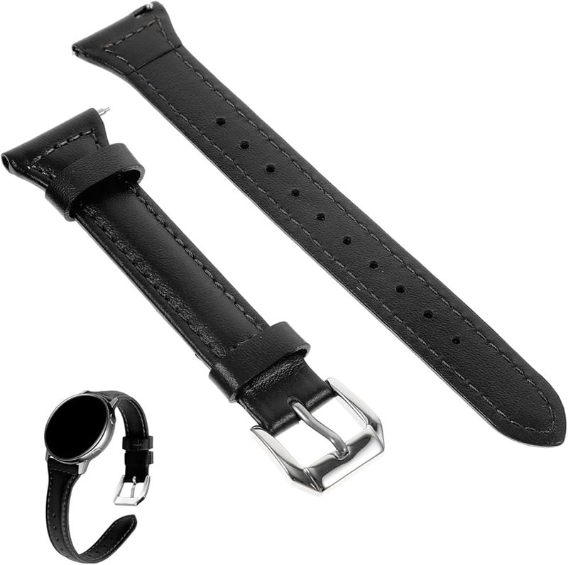 Leather Watch Strap Band Breathable Wristwatch Accessories 2 Pack - Image 1