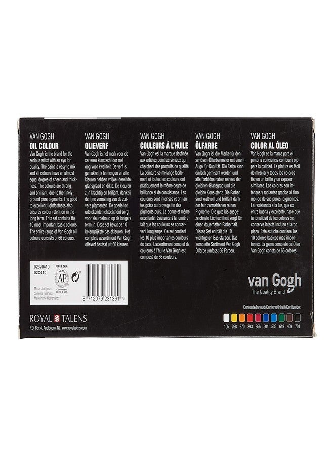 Van Gogh Oil Color Paint, 10x20ml Tubes, Basic Set - Image 2