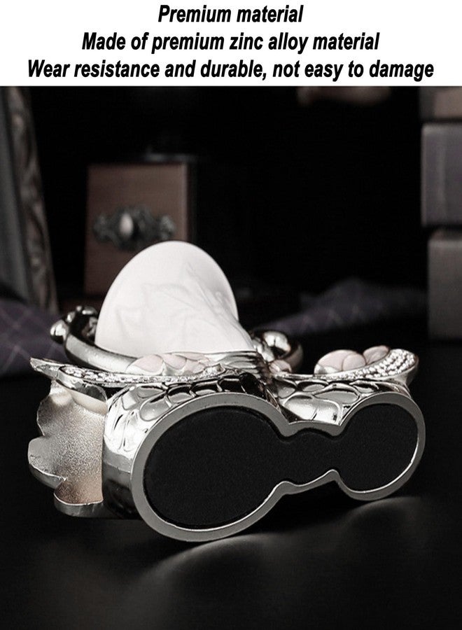 Fockety Coffee Dessert Spoon Fork Set, Swan Base Holder Dinnerware Set with 6 Spoons, Luxury Exquisite Elegant Swan Shape Spoon Holder, Zinc Alloy Decorative Swan Flatware for Coffee - Image 2