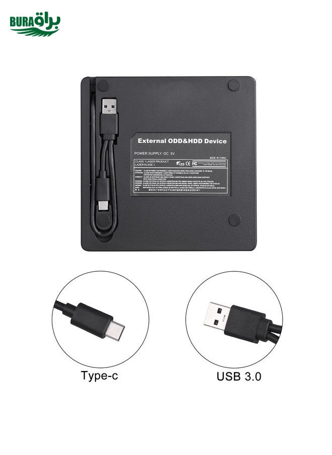 BURAQ Type-C DVD Burner External Optical Drive  - Image 3