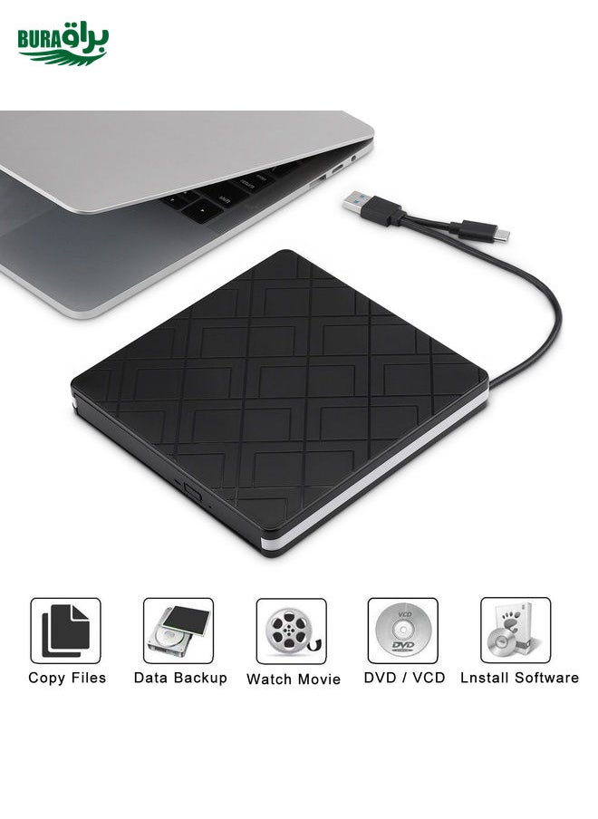 BURAQ Type-C DVD Burner External Optical Drive  - Image 4