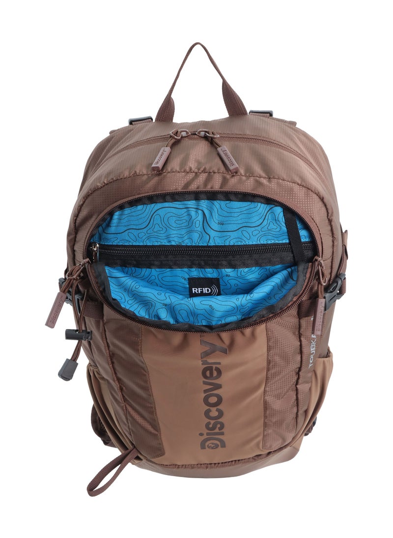 Discovery Outdoor 18L Backpack Brown for Adventure, Durable Lightweight Water Resistant Bag for Men Women Hiking Trekking Camping Travel - pzsku/Z5D15B93AA3380B5E1C34Z/45/_/1721996217/19724b8e-2e28-4b1b-9916-73ccbd4621e9