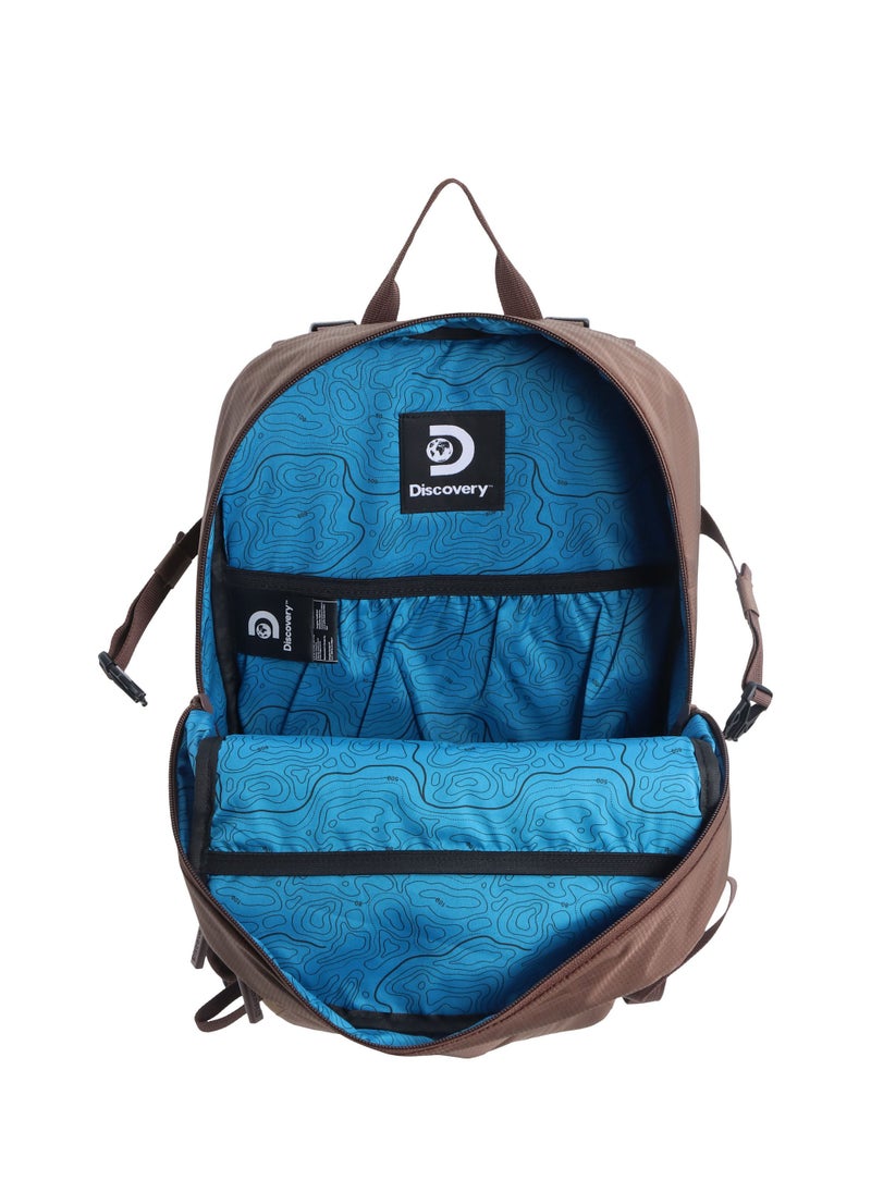 Discovery Outdoor 18L Backpack Brown for Adventure, Durable Lightweight Water Resistant Bag for Men Women Hiking Trekking Camping Travel - pzsku/Z5D15B93AA3380B5E1C34Z/45/_/1721996228/f9435bb0-2055-448c-a0ba-f8ff582c0379