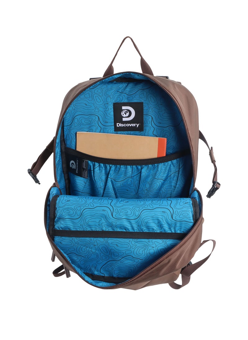 Discovery Outdoor 18L Backpack Brown for Adventure, Durable Lightweight Water Resistant Bag for Men Women Hiking Trekking Camping Travel - pzsku/Z5D15B93AA3380B5E1C34Z/45/_/1721996229/f5f172b1-1874-4ee5-a76f-65a4546749b8
