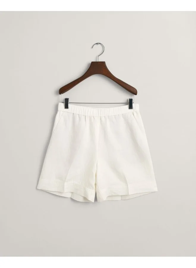 GANT Relaxed Fit Linen Blend Pull-On Shorts
