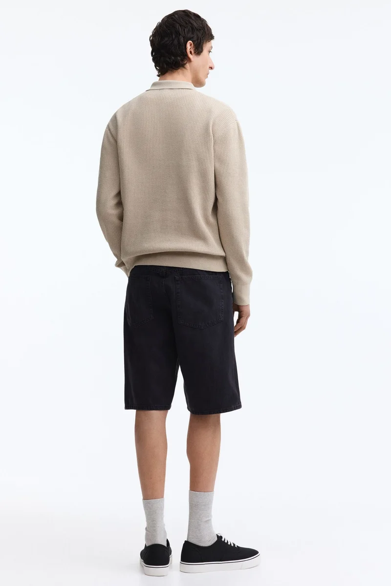 H&M  Relaxed denim shorts for Men | Best Price UAE