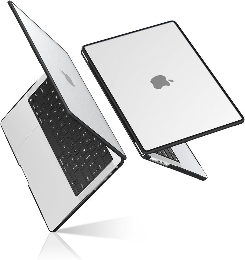 BlueSwan Case compatible for 2025 2021-2024 MacBook Pro 14 inch M5 A3434 A3426 A3427 M4 A3112 A3185 A3401 M3 A2918 A2992 M2 A2779 M1 A2442 Pro/Max,TPU+Ultra-thin Matte Protective Cover,Frosted Clear - Image 1