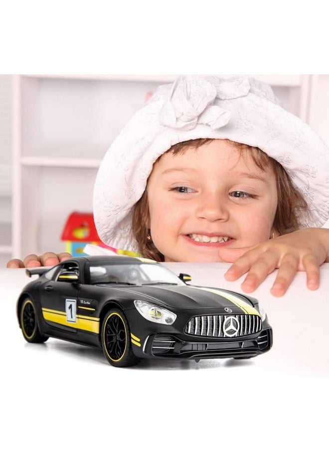 Sky Tech Mercedes Benz Amg Gtr 1:32 Model Car Exclusive Alloy Metal Pull Back Die-Cast Car Diecast Metal Pullback Toy Car With Openable Doors & Light Music Best Gifts Toys Kids【Colors As Per Stock】  - Image 5