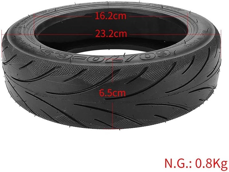 10 بوصة 60 70 6 5 إطار صلب بدون أنبوب لسكوتر إلكتريكي شياومي M365 G30 G30E - Image 3
