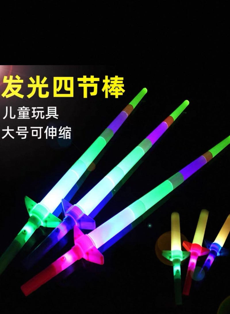 Kids' Extendable Glow Sword Toy, Flashing Light Stick. - Image 4