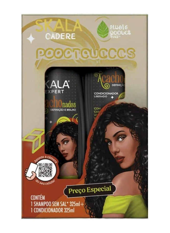 SKALA Expert Curly Hair Set – Salt-Free Shampoo + Conditioner - Image 1