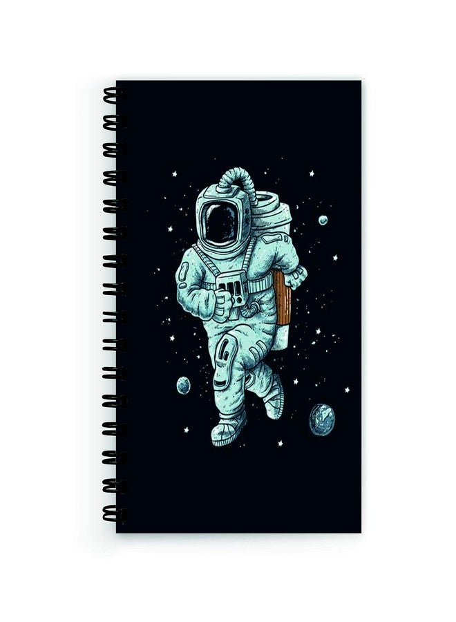 Plan To Gift Space Wire Bound Spiral Printed unruled Funny Space Notebook Pages :160 (Size :A5) - Image 1
