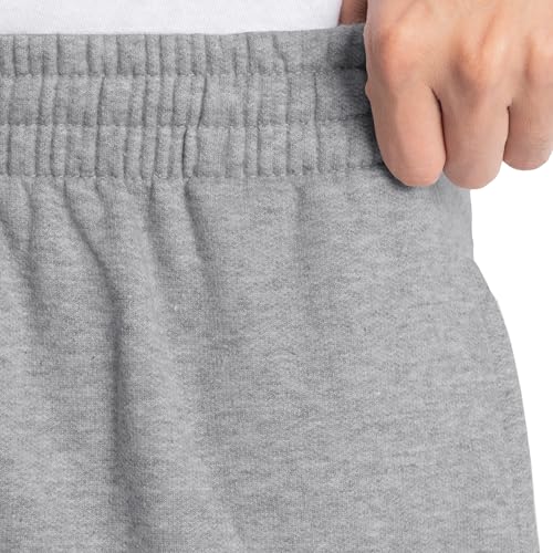 Fruit of the Loom Men's Eversoft Fleece Sweatpants & Joggers (Regular & Big Man), Joggers-Grey Heather, X-Large - Image 3