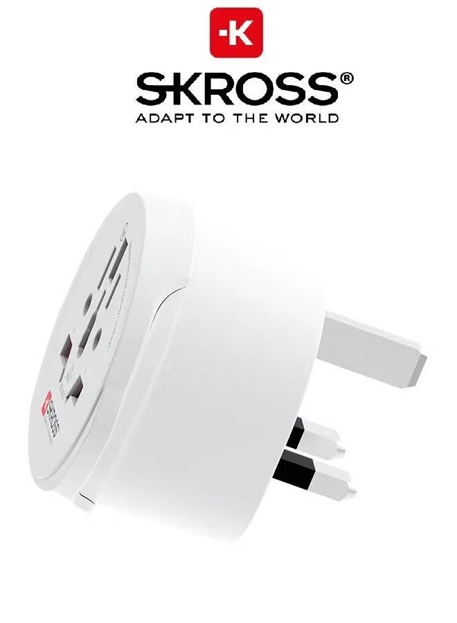 سكروس محول سفر SKROSS عالمي إلى المملكة المتحدة قابس حائط متعدد المنافذ - Image 1