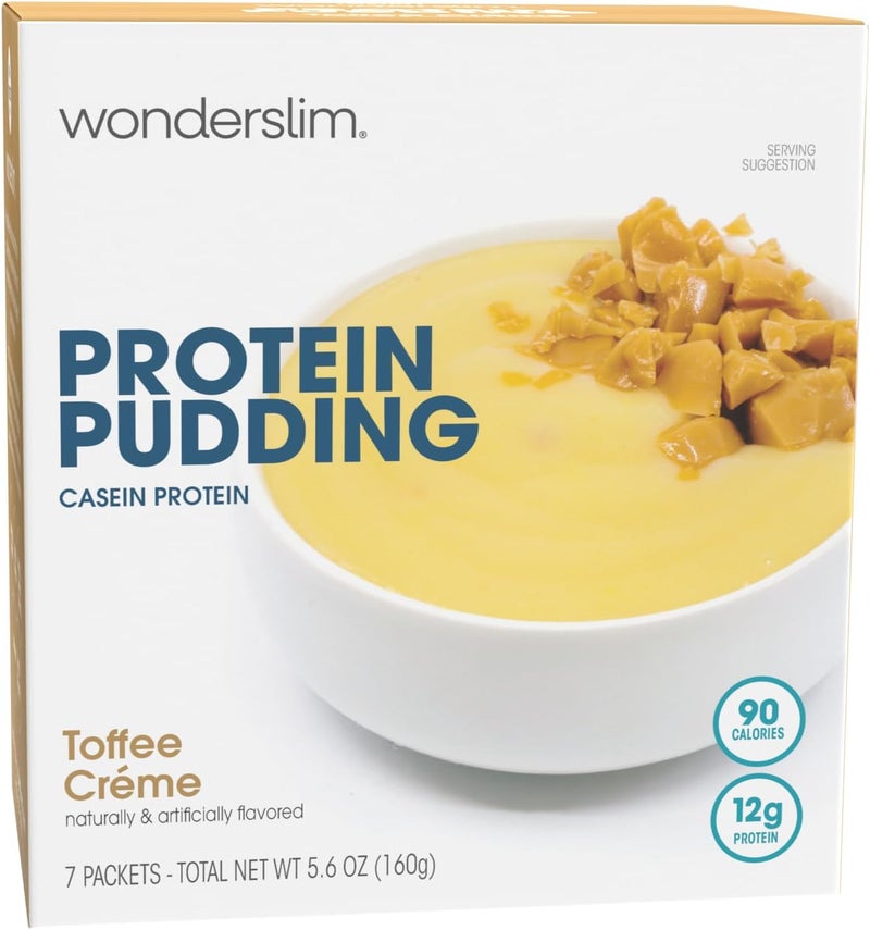 WonderSlim Protein Pudding - Toffee Cream Flavor - Image 1