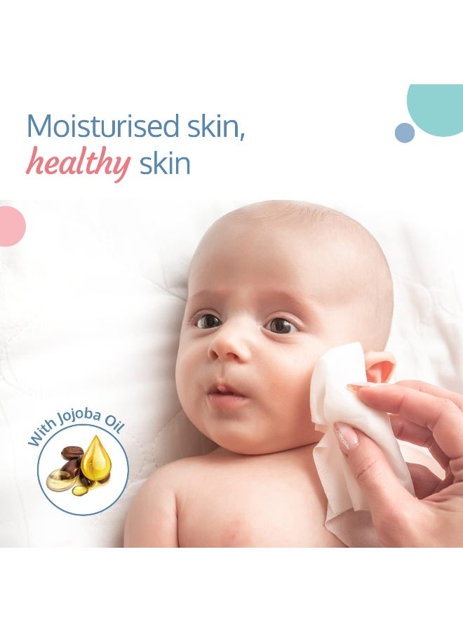 Luvlap Luv Lap Moisturising Wet Wipes without Lid For Baby Skin  72 Wipes, pack of 6 - Image 2
