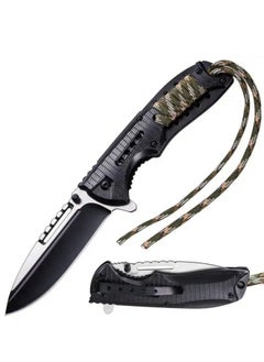 Browning Stainless Steel Camping Outdoor Folding Knife, Convenient and Multifunctional Survival Pocket Knife  - Image 1
