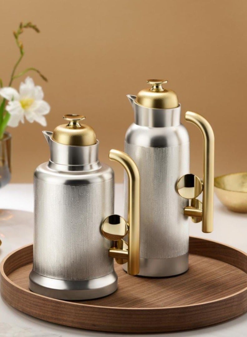 السيف  طقم ترامس ساندرا من السيف للشاي والقهوة بتصميم أنيق 1 لتر / 1 لتر