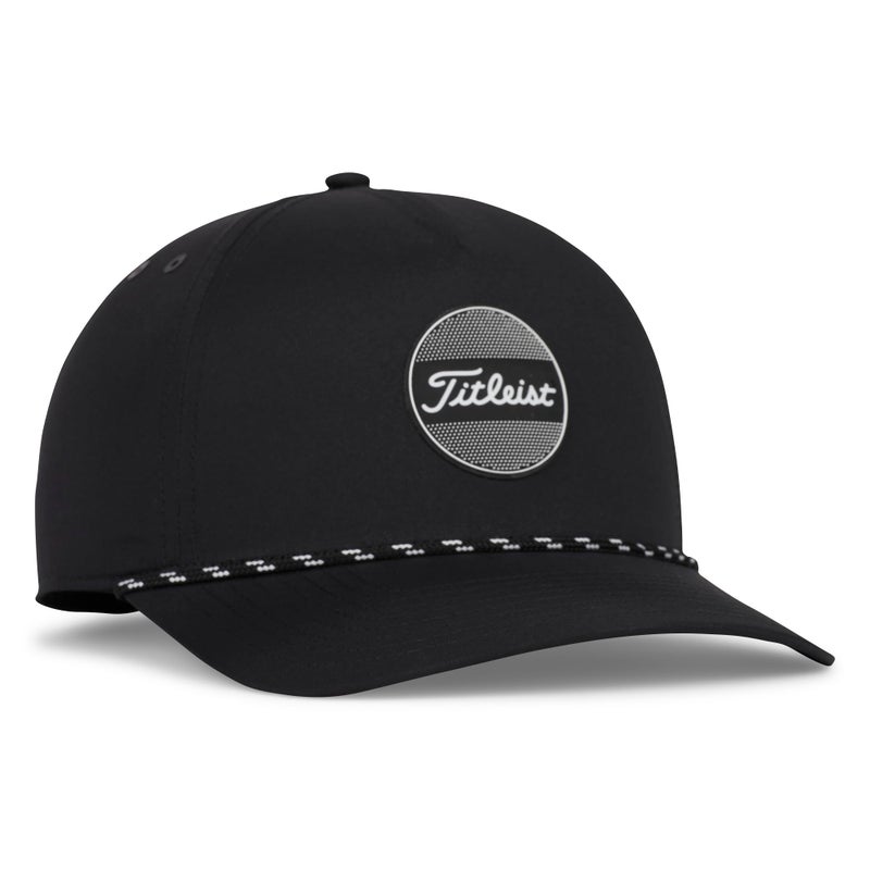 Titleist Boardwalk Rope Golf Hat, Black/White - Image 2