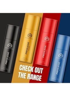 The Man Company Privilege Intense Deodorant For Men, Premium Body Spray, Long-Lasting Fragrance, Perfect Deo For Everyday Use, 150 ML  - Image 5