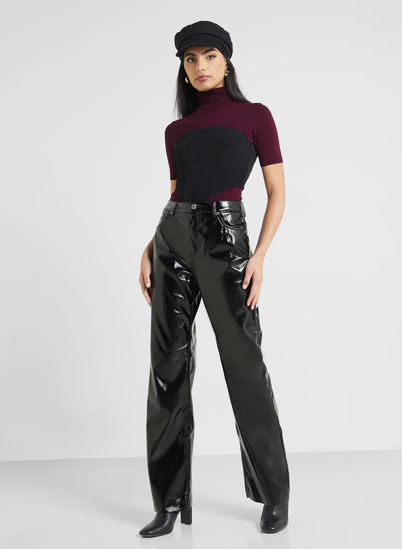 VERO MODA High Waist Flared Pants