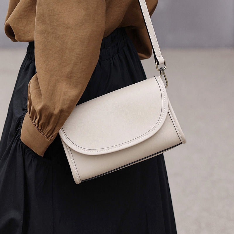 Small Square Bag 2023 New Summer Small Bag Popular Online Fashion All-Match Western Style Small Crowd Leather Shoulder Crossbody Bag - Image 3