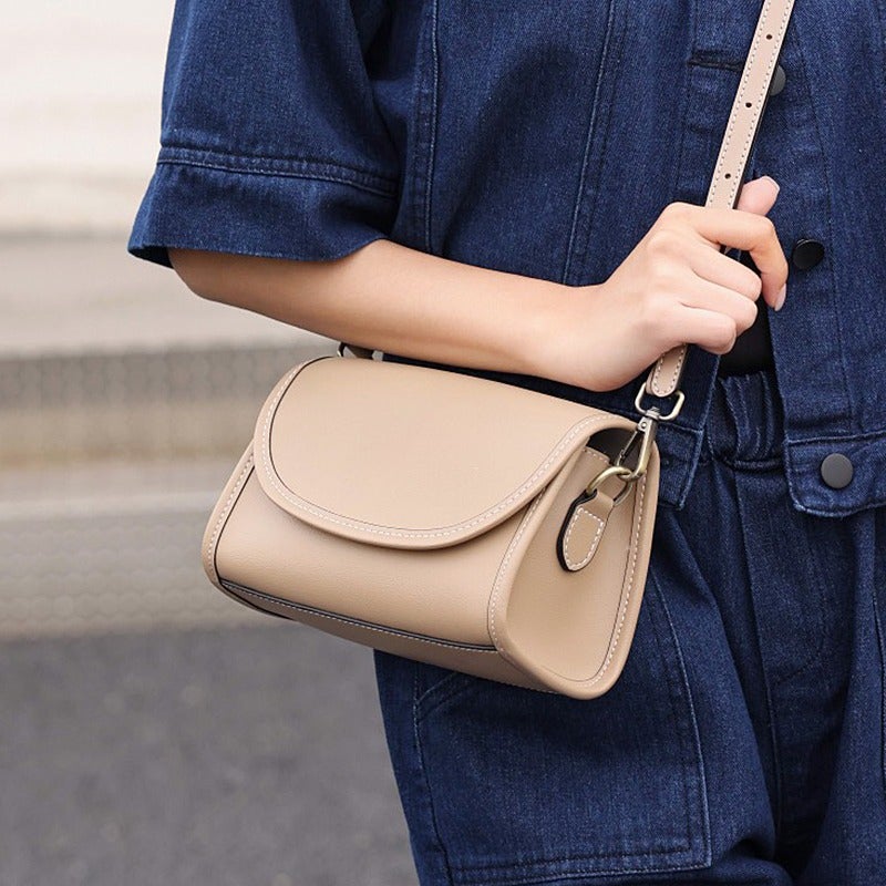 Small Square Bag 2023 New Summer Small Bag Popular Online Fashion All-Match Western Style Small Crowd Leather Shoulder Crossbody Bag - Image 2