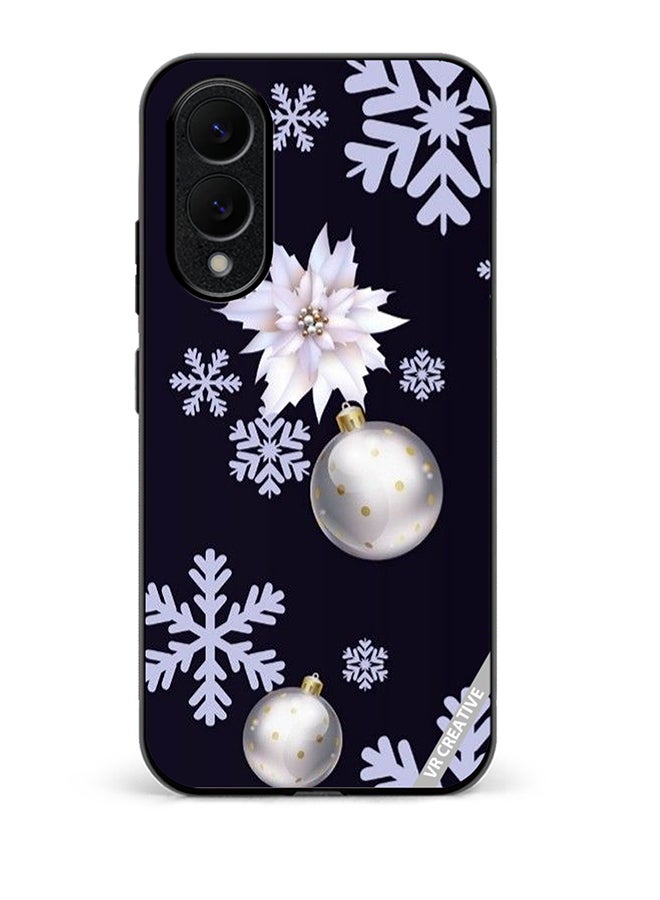 VR CREATIVE Protective Case Cover For Samsung Galaxy S25 Edge Winter Snow Art Design Multicolour
