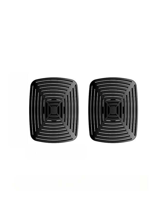 قطعتان من عاكس مكيف هواء السيارة القابل للفصل، عاكس هواء السيارة، عاكس الرياح، ملحقات منفذ هواء السيارة القابل للتعديل، مربع أساسي للسيارة من الداخل (صغير) - Image 1