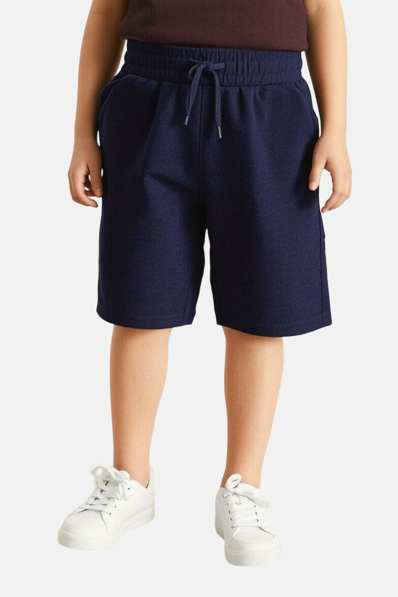 English Laundry Toddlers Boy 2 Pcs Heather Basic Shorts, Multicolor - Image 1