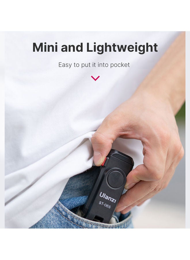 NIBEMINENT 360° Rotatable Clamp Phone Tripod Mount Black - Image 2