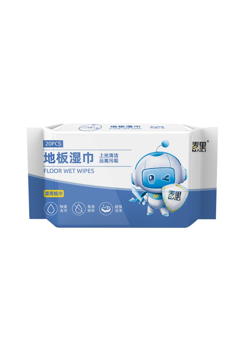 Generic - Disposable Wet Dry Floor Wipes Floor wipes 20 pieces - Image 1