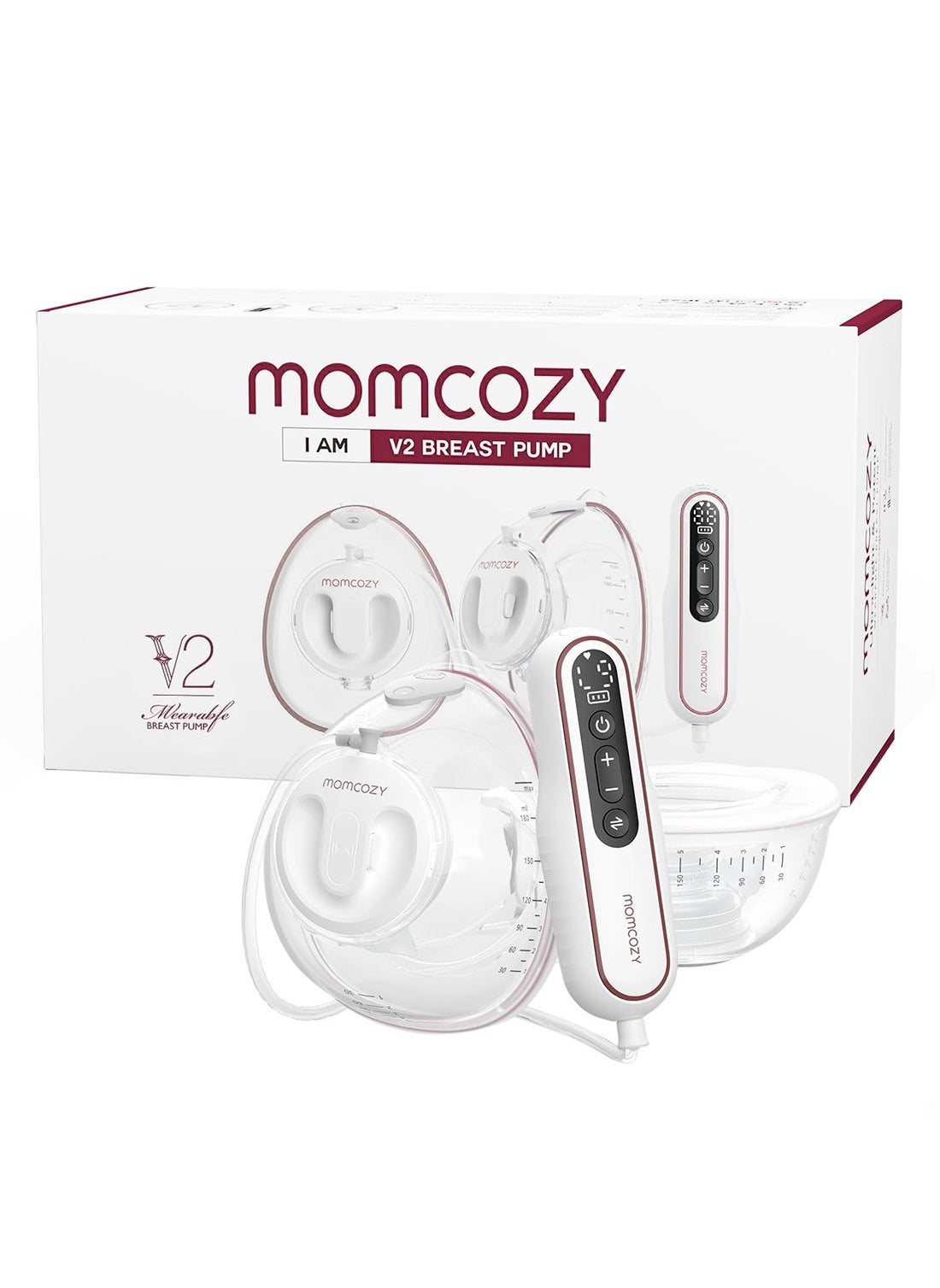 Portable Double Electric Hands Free Wearable Breast Pump V2 With 27 Pumping Combinations And Low Noise Painless 