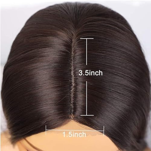 Artifice 36 inches Long Straight Full Head Natural Looking Hair Wig Extension For Women Party Girls Dark Brown - Image 4